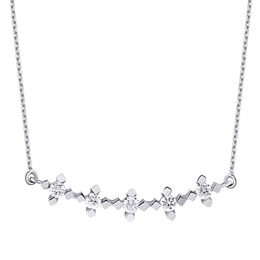 0.36 Carat Diamond Five-Stone Necklace
