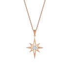 0,04 Carat Diamond Trend Star Necklace