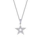 0,11 Carat Diamond Trend Star Necklace