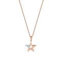 0,03 Carat Diamond Trend Star Necklace