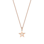 0,01 Carat Diamond Trend Star Necklace
