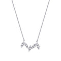 0,26 Carat Diamond Baguette Necklace