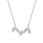 0,26 Carat Diamond Baguette Necklace
