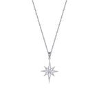0,04 Carat Diamond Star Necklace