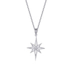 0,04 Carat Diamond Star Necklace
