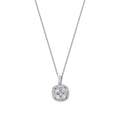 0,21 Carat Diamond Effect Stone Necklace