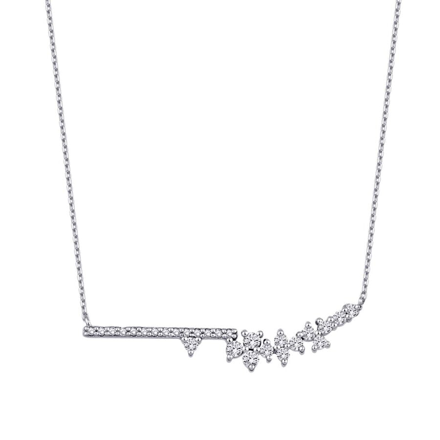 0,24 Carat Diamond Minimal Necklace