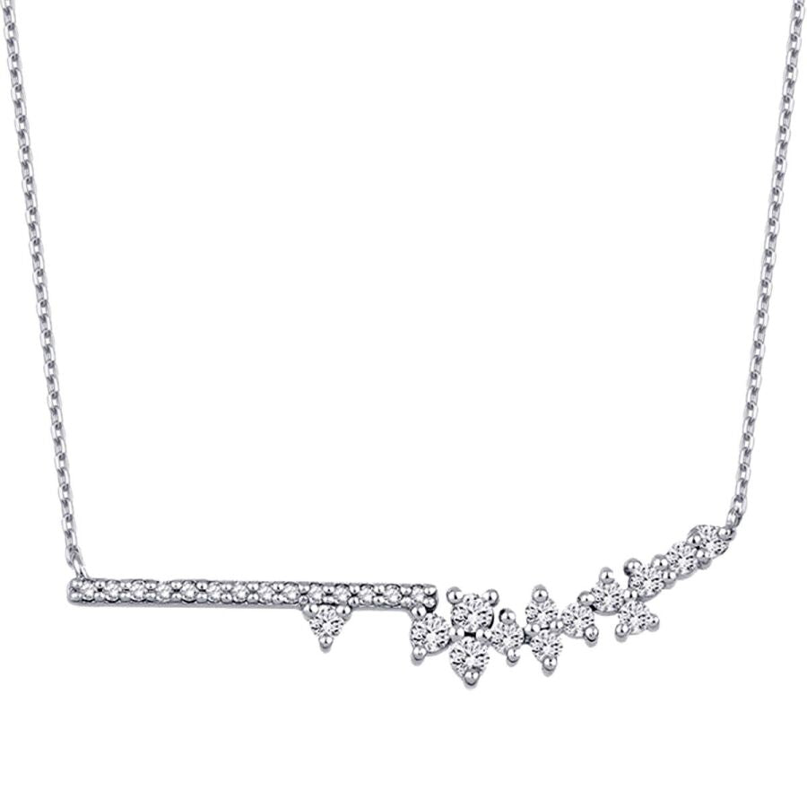 0,24 Carat Diamond Minimal Necklace