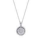 0,17 Carat Diamond Round Necklace
