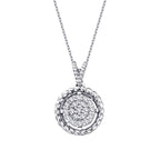0,17 Carat Diamond Round Necklace
