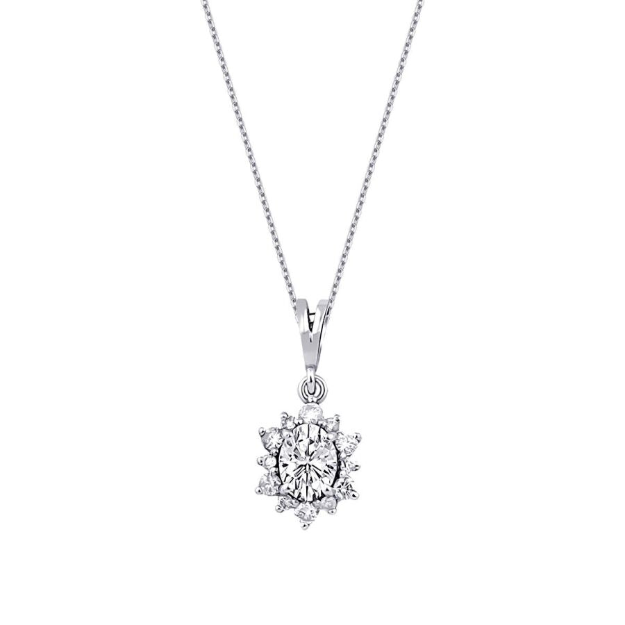 0,42 Carat Diamond Trend Necklace