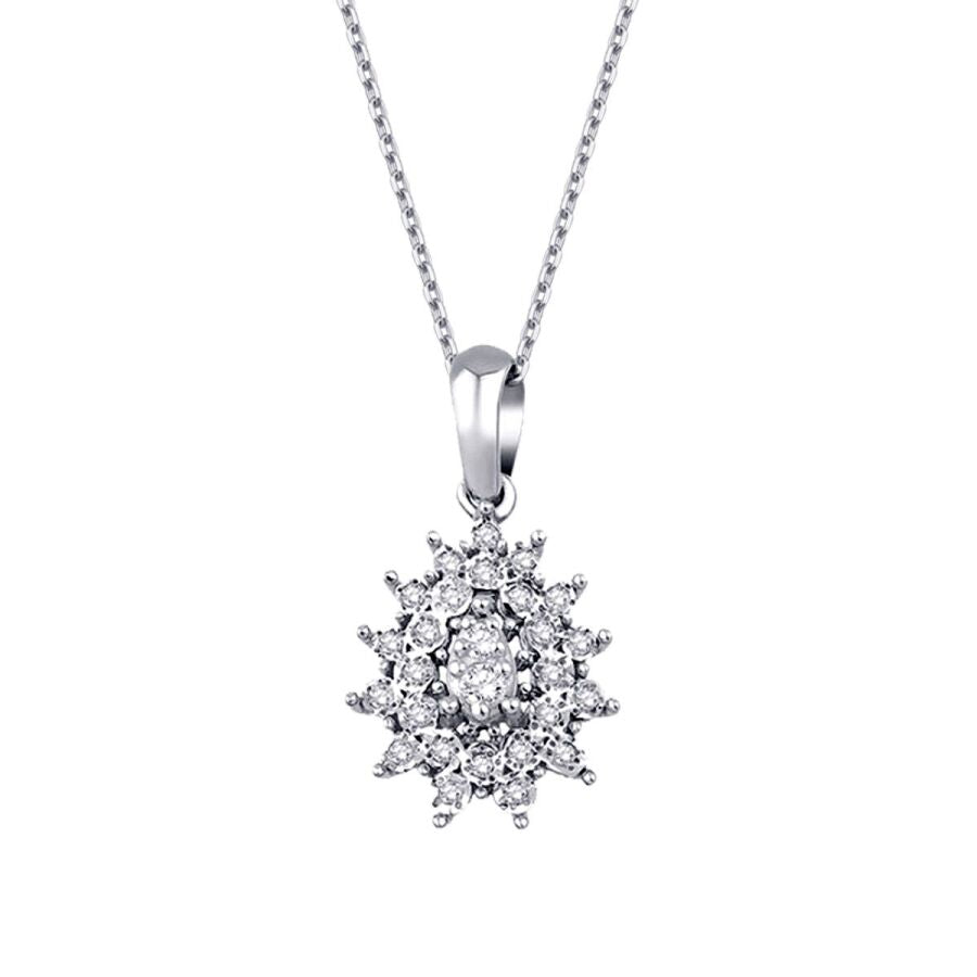 0,09 Carat Diamond Trend Necklace
