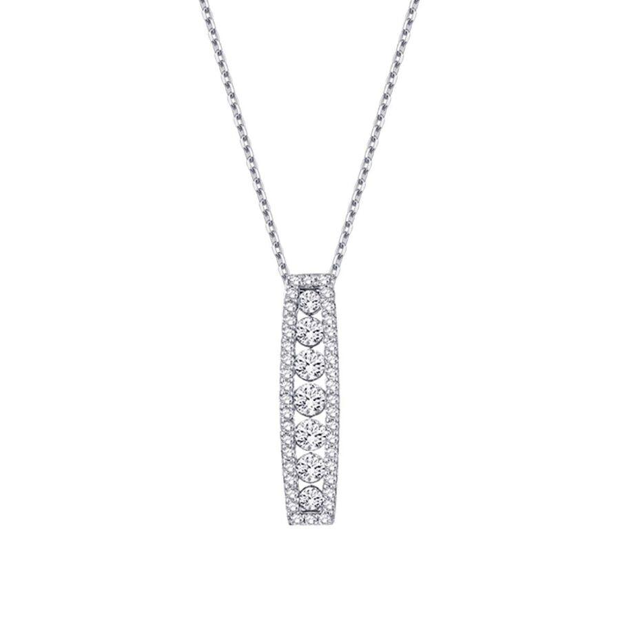 0,49 Carat Diamond Aurora Necklace
