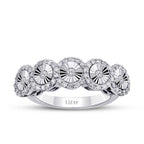 0,29 Carat Diamond Five-Stone Ring