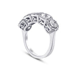 0,29 Carat Diamond Five-Stone Ring