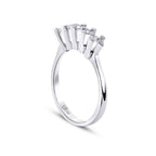 0,20 Carat Diamond Five-Stone Ring
