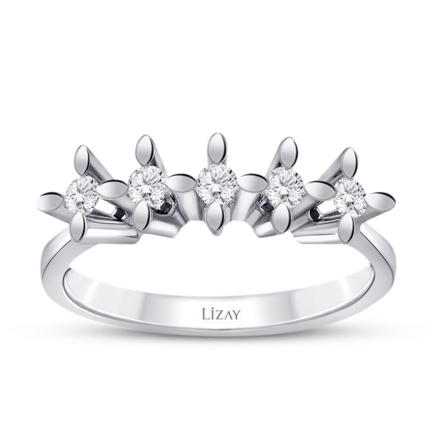 0,75 Carat Diamond Five-Stone Ring