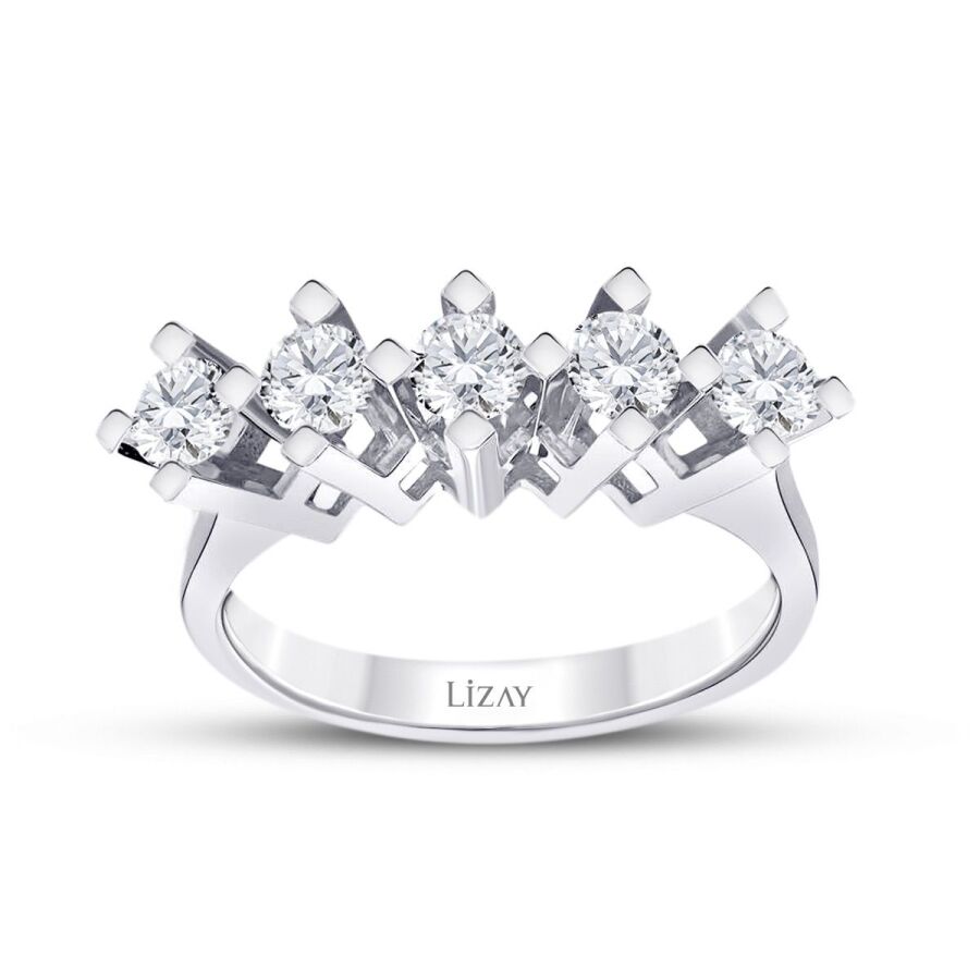 1.00 Carat Diamond Five-Stone Ring