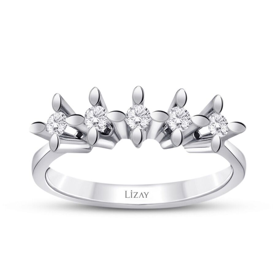 0,40 Carat Diamond Five-Stone Ring