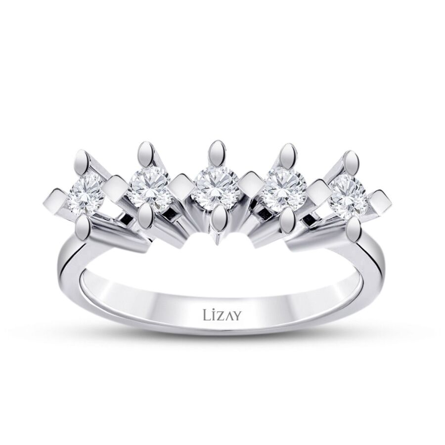 0,50 Carat Diamond Five-Stone Ring