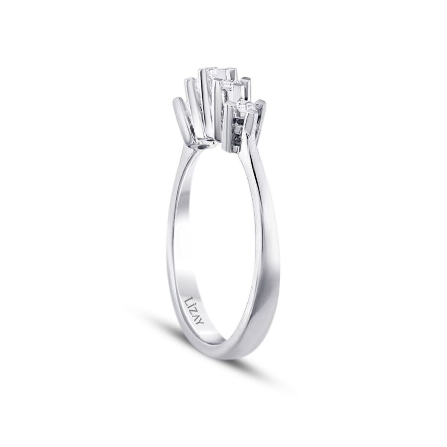 0,15 Carat Diamond Five-Stone Ring