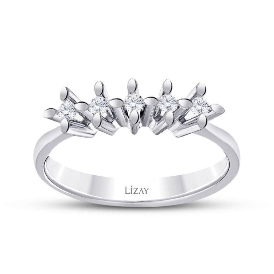 0,15 Carat Diamond Five-Stone Ring