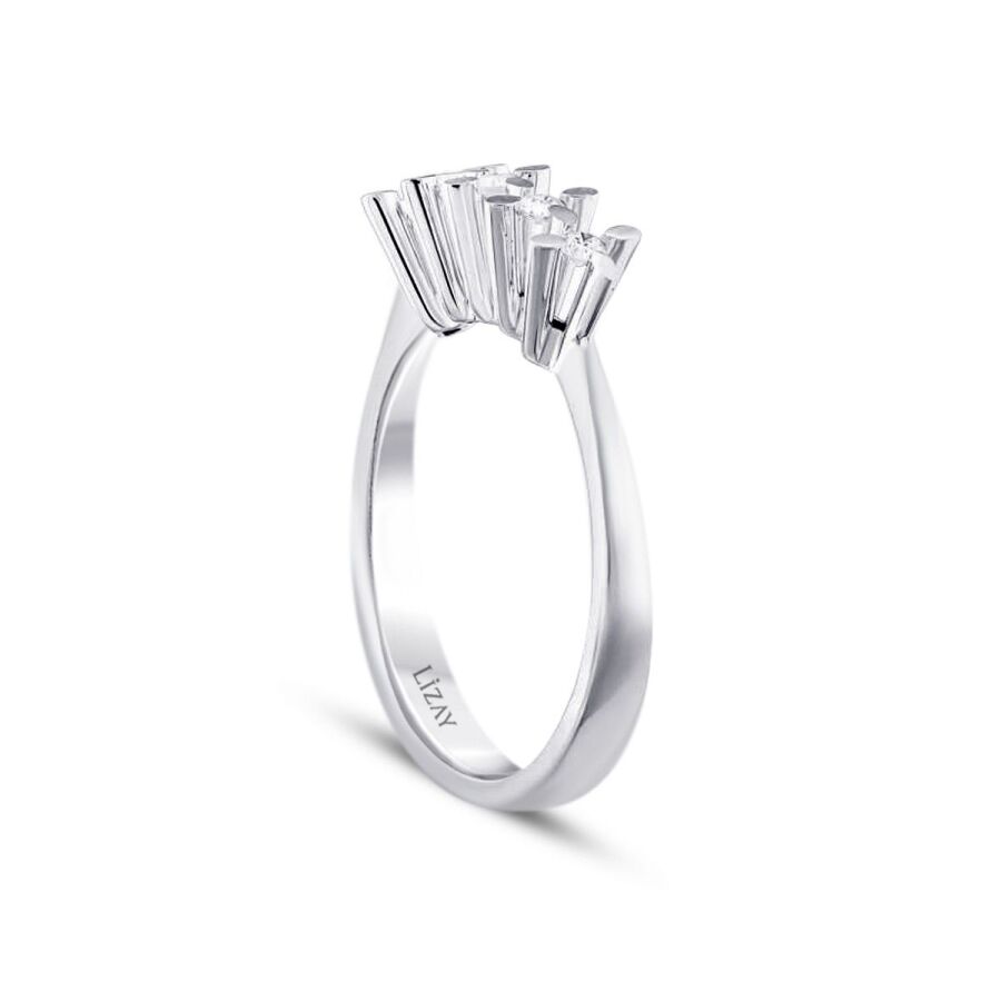 0,15 Carat Diamond Five-Stone Ring