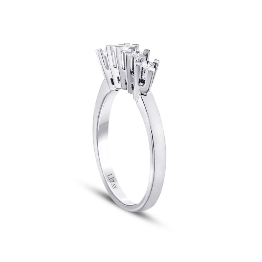 0,15 Carat Diamond Five-Stone Ring