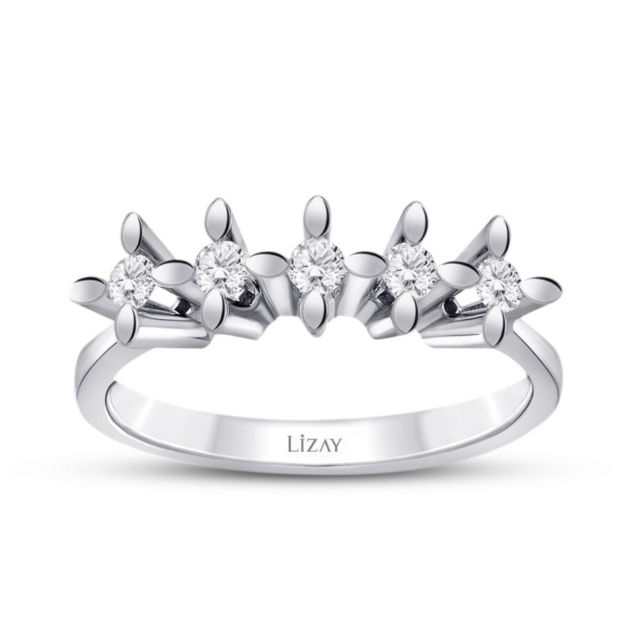 0,50 Carat Diamond Five-Stone Ring
