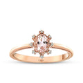0.44 Carat Diamond Colored Stone Ring