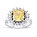 6,53 Carat Diamond Fancy Ring