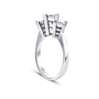 0,16 Carat Diamond-Effect Tria Rings
