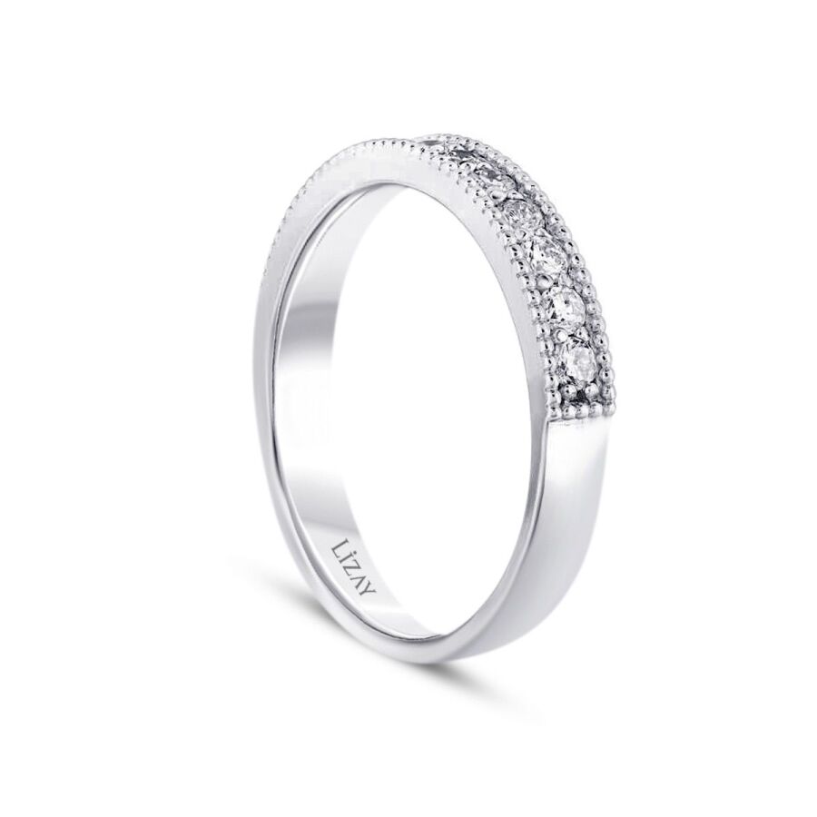 0,25 Carat Diamond Half-Eternity Ring