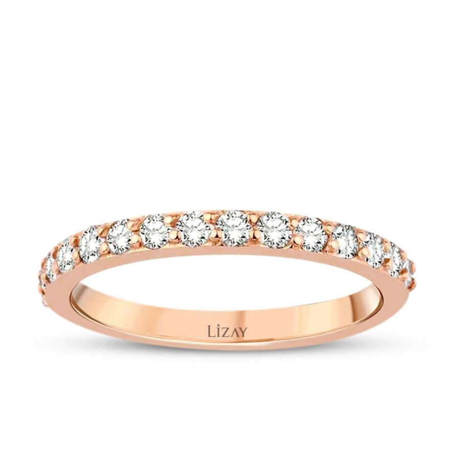 0,17 Carat Diamond Half-Eternity Ring