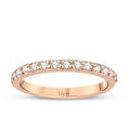 0,17 Carat Diamond Half-Eternity Ring