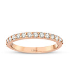 0,17 Carat Diamond Half-Eternity Ring