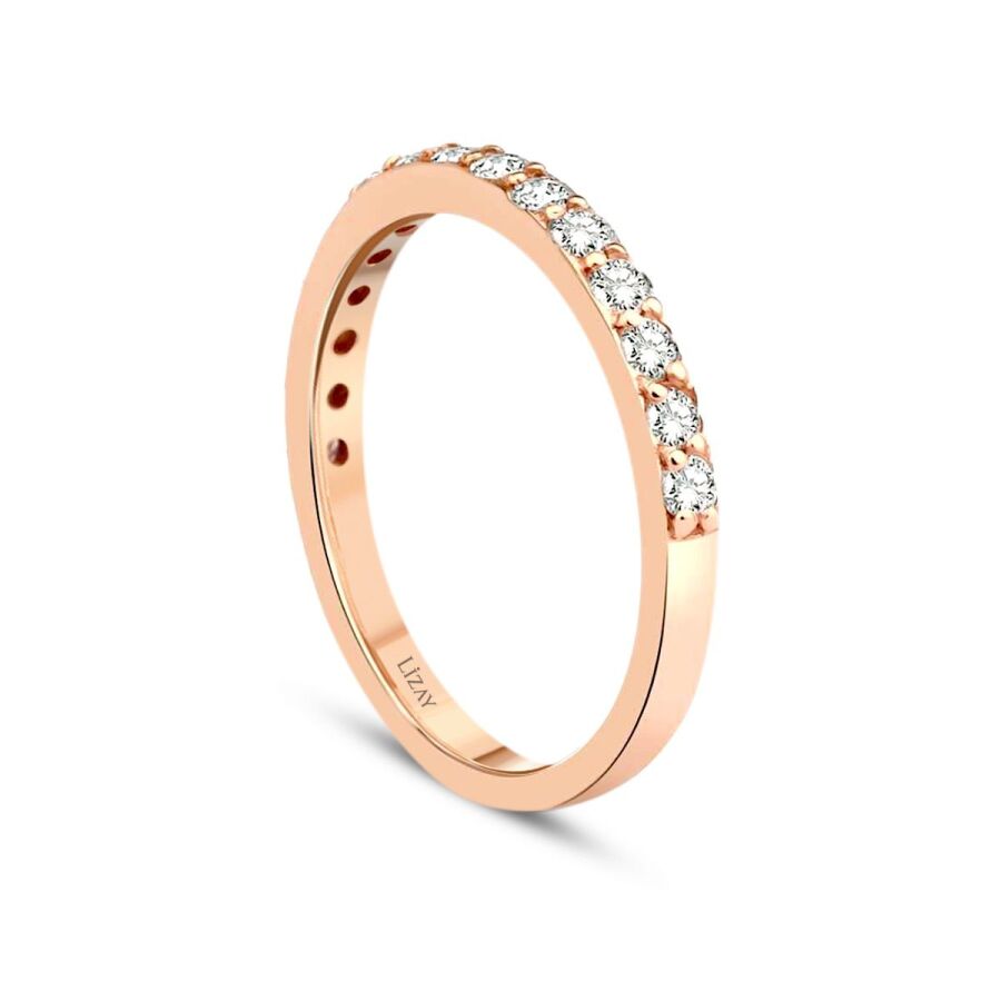 0,17 Carat Diamond Half-Eternity Ring