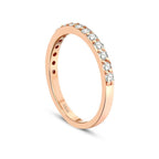 0,17 Carat Diamond Half-Eternity Ring