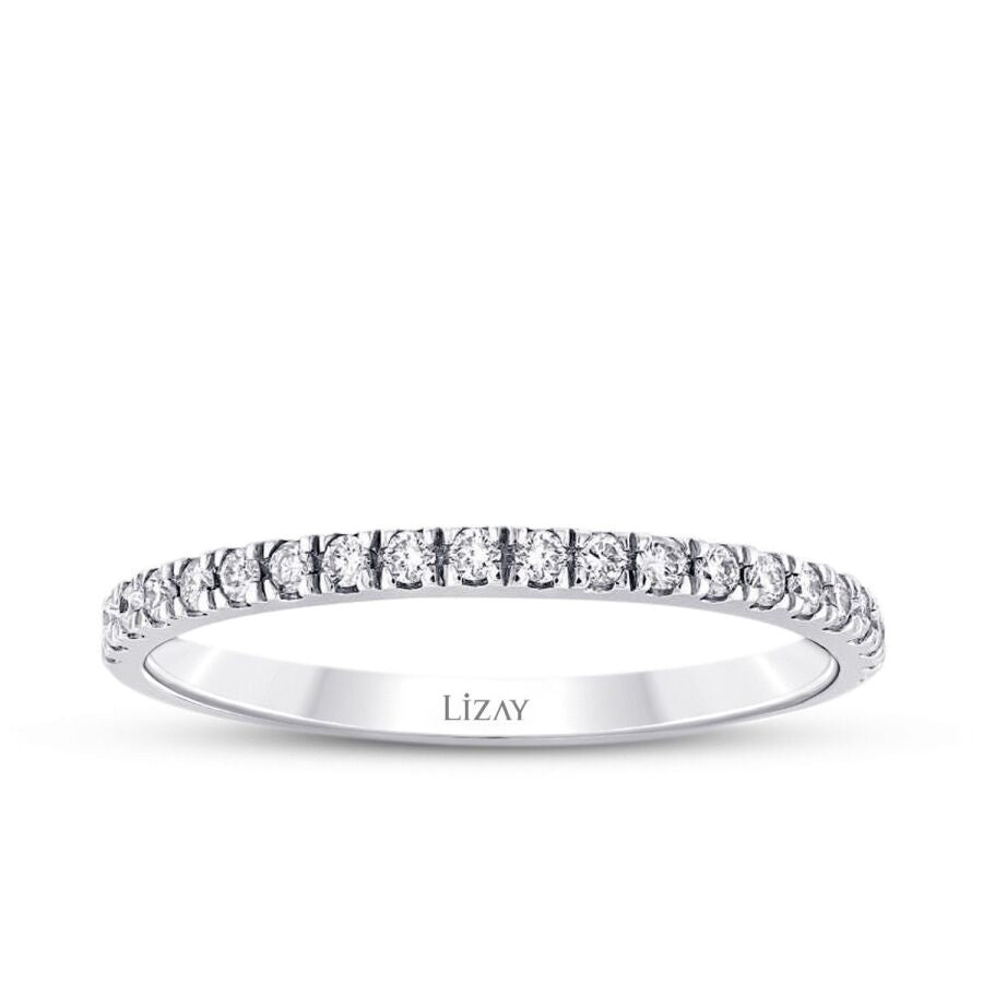 0,13 Carat Diamond Half-Eternity Ring