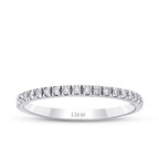 0,13 Carat Diamond Half-Eternity Ring