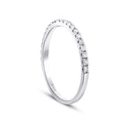 0,13 Carat Diamond Half-Eternity Ring