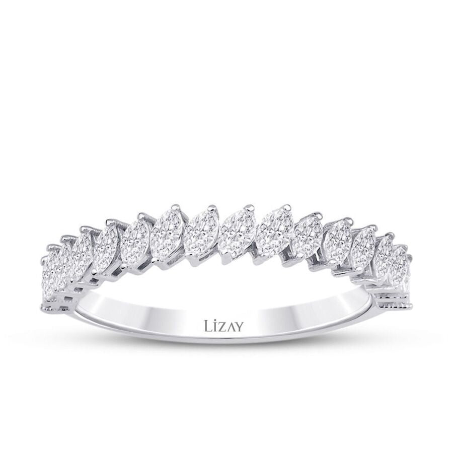 0,66 Carat Diamond Half-Eternity Ring