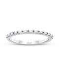 0,12 Carat Diamond Baguette Half-Eternity Ring