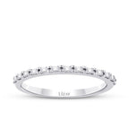 0,12 Carat Diamond Baguette Half-Eternity Ring