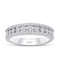 0,63 Carat Diamond Half-Eternity Ring