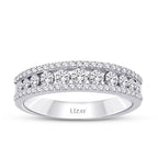 0,63 Carat Diamond Half-Eternity Ring