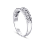 0,63 Carat Diamond Half-Eternity Ring