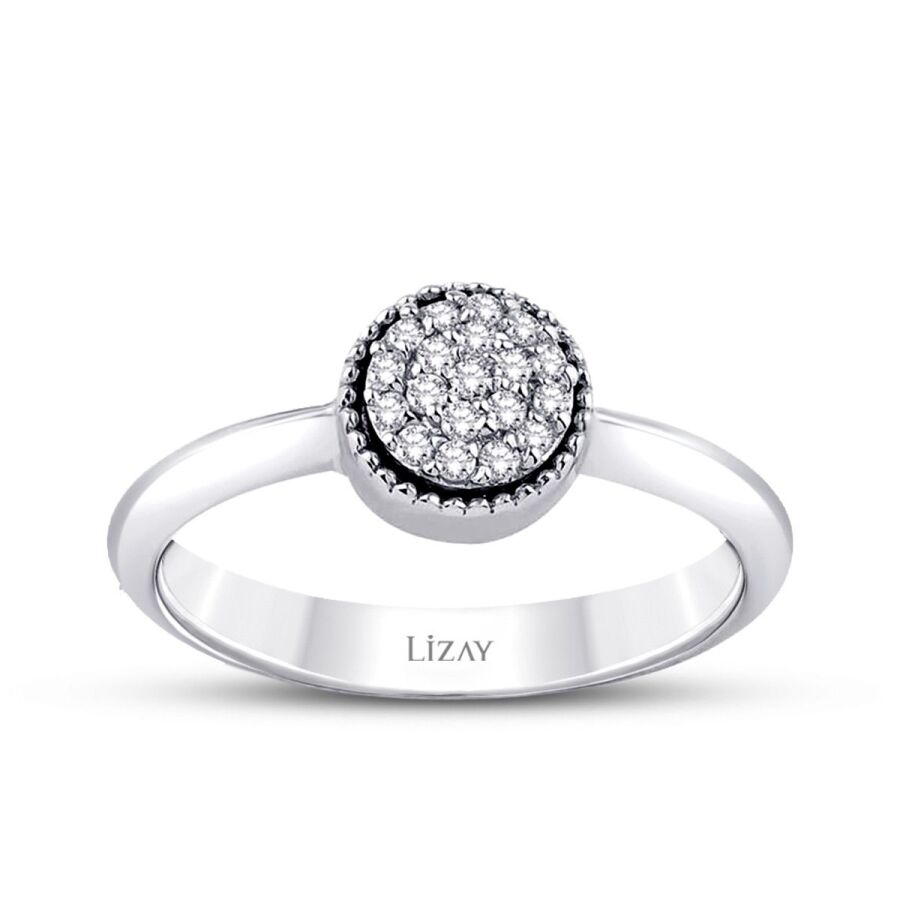 0,14 Carat Diamond Round Ring
