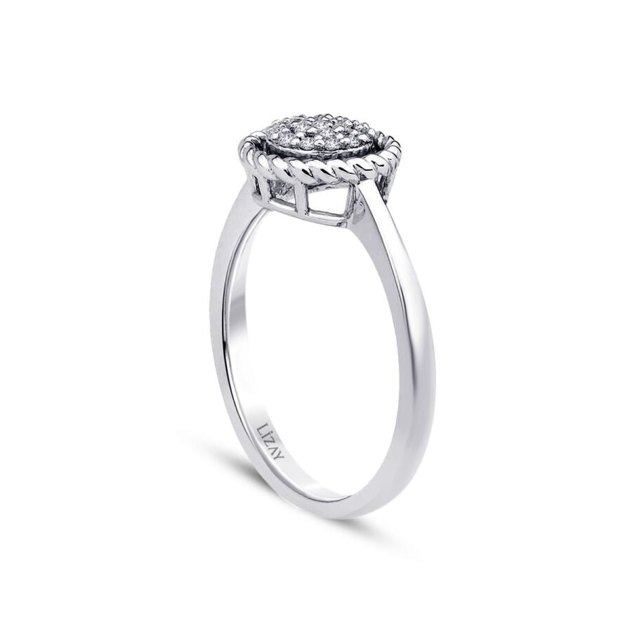 0,17 Carat Diamond Round Ring