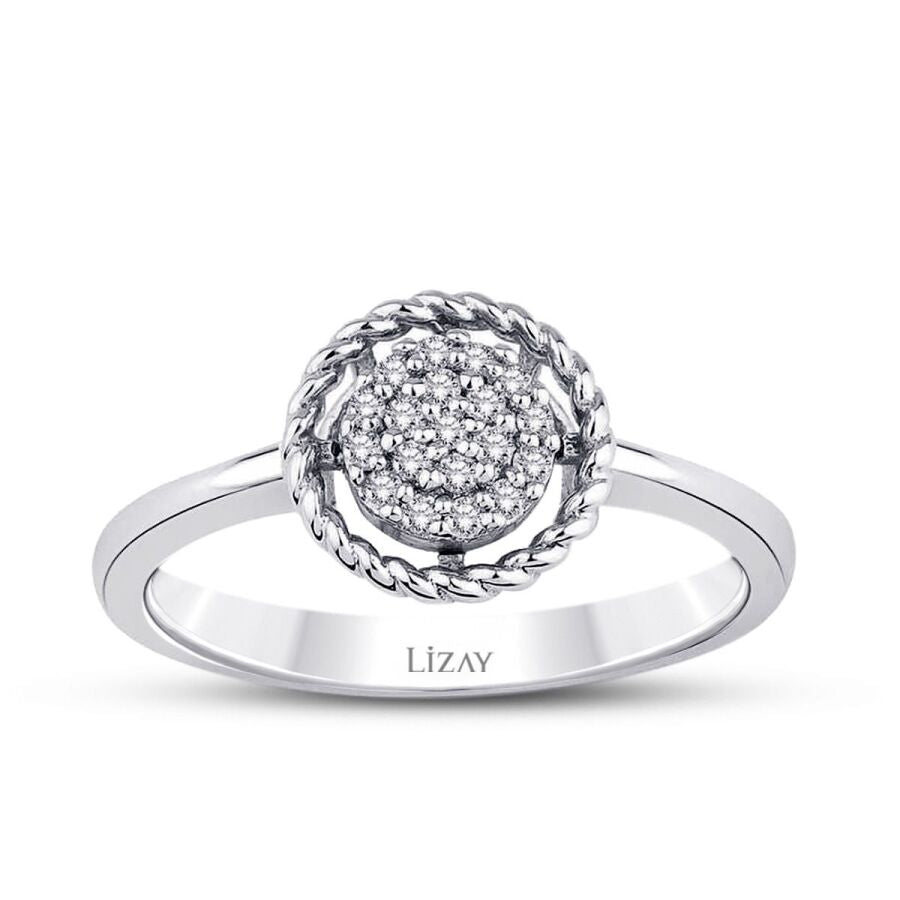 0,17 Carat Diamond Round Ring
